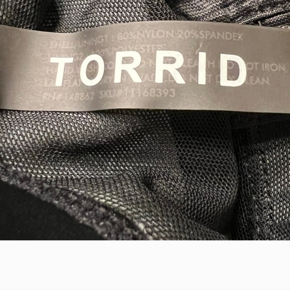 Torrid Tattoo Print Swimsuit - Picture 5 of 6
